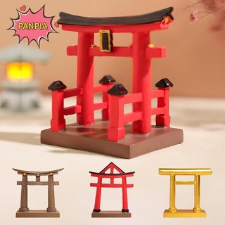 Pnpia Thu Nhỏ Torii Cổng Nhật Bản Đền Thần Đạo Vườn Đồ trang trí Kiến Trúc Châu Á Cây Cảnh Zen Vườn Trang Trí Bể Cá Trang Trí Trung Quốc Trang Trí Boutique
