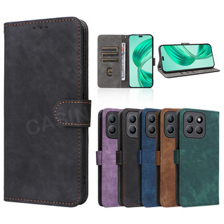Dành Cho Honor X8c X8B X7B X6B X9B X9A X9C Smart HonorX8C 4G 5G 2025 Vỏ Điện Thoại Da Lật Sang Trọng Khe Cắm Thẻ Ví Đứng Giá Đỡ Ốp Lưng Chống Sốc
