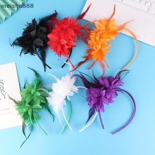 Meisha888 1 Nữ Fascinator Mũ Hoa Lưới Sợi Cocktail Tiệc Cưới Phụ Kiện Tóc Trang Trí