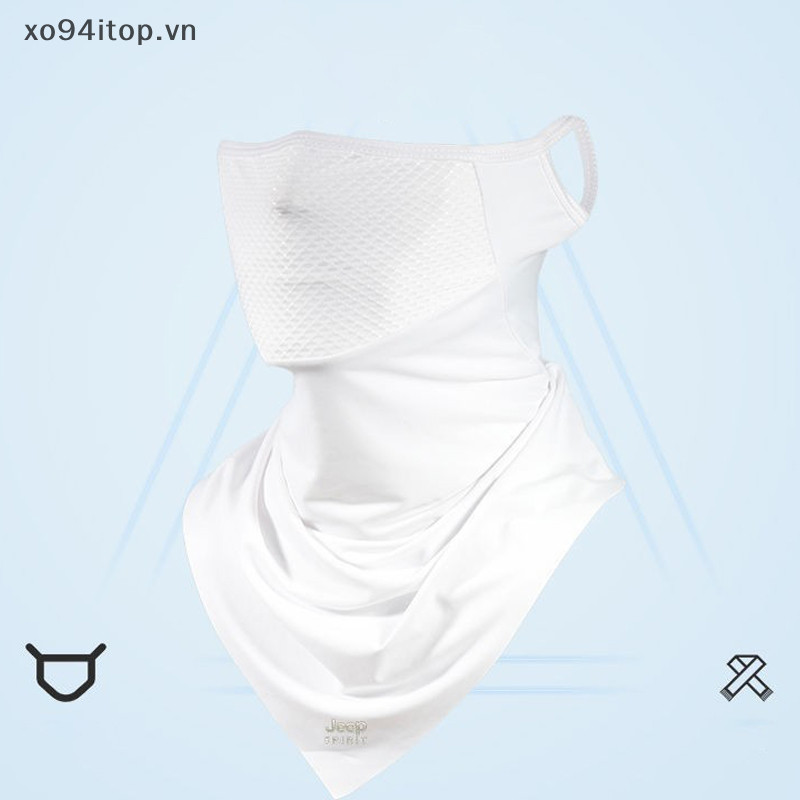 Xoitop Ice Silk Cover Full Face Kem Chống Nắng Mùa Hè Đi Xe Đạp s Dành Cho Nam Nữ Khăn Câu Cá VN