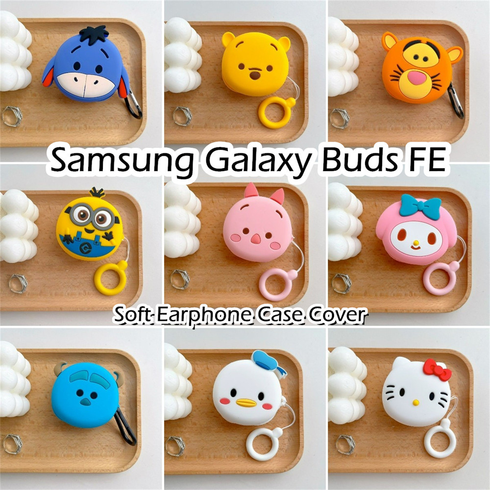 [Ngôi sao tương lai] Dành cho Ốp lưng Samsung Galaxy Buds FE Phim hoạt hình thú vị Vỏ tai nghe silicon mềm Vỏ bọc NO.1