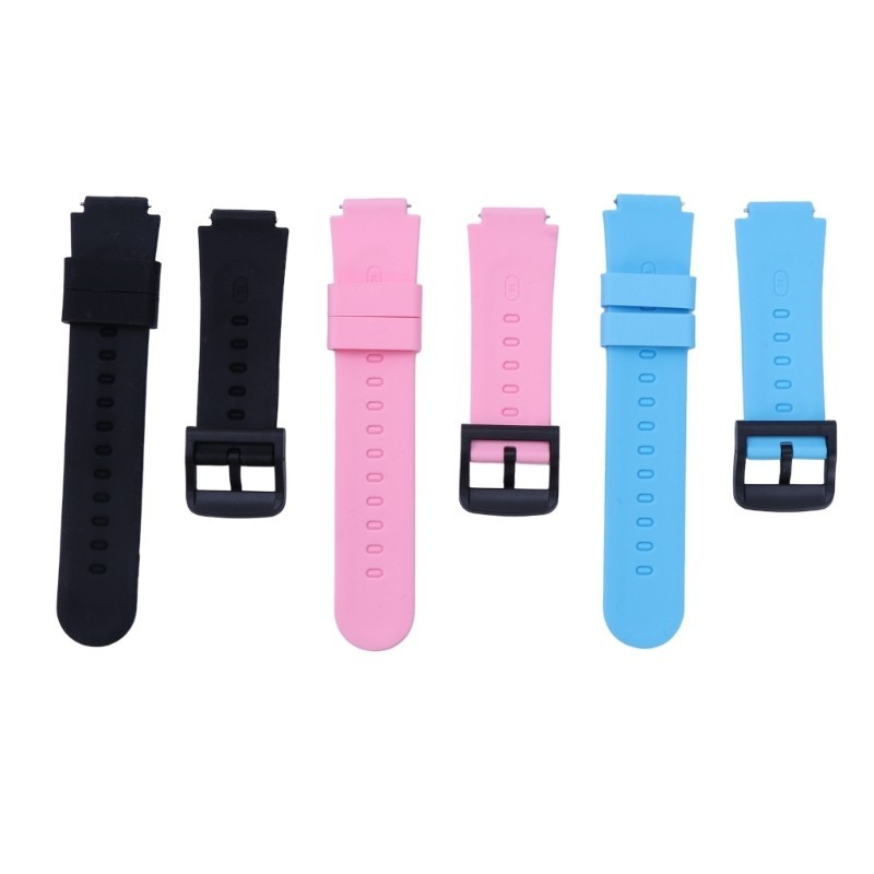 Redbaiaa1 Chiều rộng 16mm Đồng hồ thông minh trẻ em Dây đeo đồng hồ Dây đeo cổ tay chống nước Thay thế