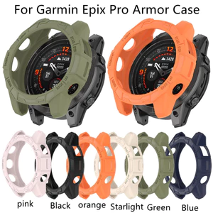 Garmin EpixPro Silicone Mềm TPU Rỗng Ra Đồng Hồ Dành Cho Garmin Epix Pro Gen 2 42mm 47mm 51mm Chống Sốc Chống Trầy Xước Vỏ Đồng Hồ Khung Ốp Lưng Bảo Vệ Màn Hình
