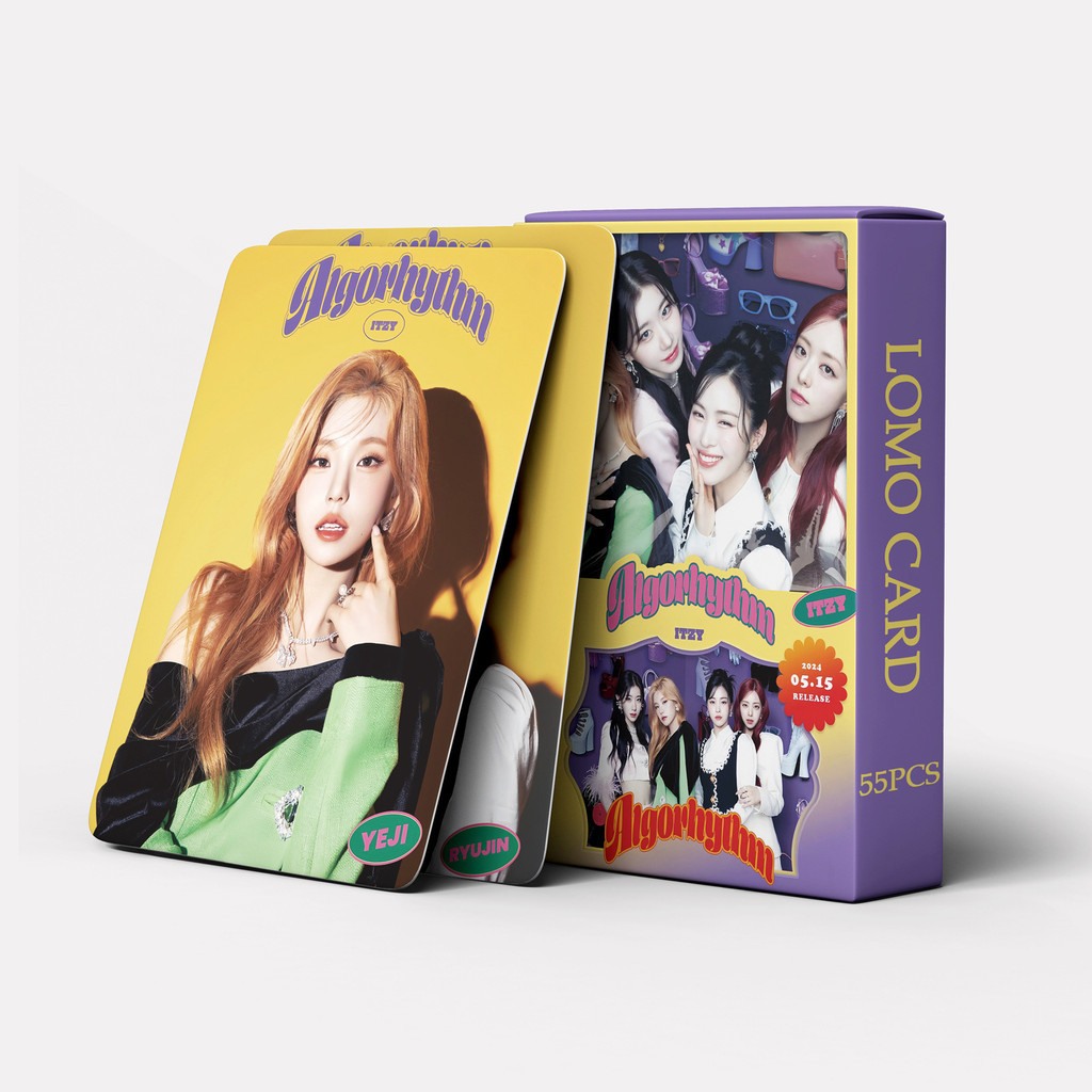 Linxx 55 Chiếc ITZY Algorhythm Album Lomo Card Kpop Photocards Bưu Thiếp Series
