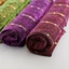 Khăn choàng BORAGETE, Khăn choàng sọc sequin màu trơn cho nữ, Phụ kiện Khăn lụa phong cách Hàn Quốc hàng ngày