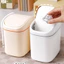 Thùng rác thông minh, thùng rác mini để bàn với nắp lật tiện lợi chất liệu ABS cao cấp TULY SHOP