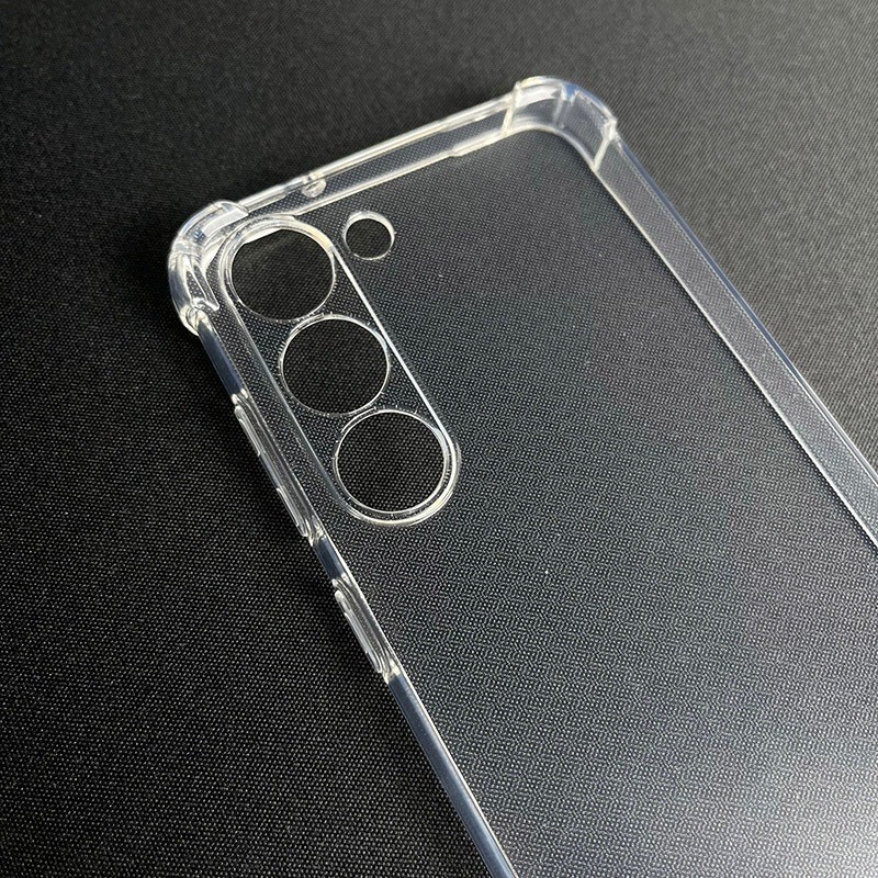 Ốp lưng Samsung S23 FE / S23 Plus /Ultra 5G nhựa silicon trong suốt dẻo cao cấp chống sốc bảo vệ cam
