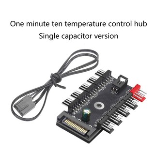 EZ Bo Mạch Chủ 4Pin Quạt Làm Mát PWM HUB Bộ Chia Bộ Điều Chỉnh Tốc Độ Cho Vỏ PC