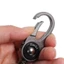Móc khóa ô tô DELMER Titanium, Kẹp chìa khóa bằng hợp kim kẽm đánh bóng bằng titan Carabiner, Chế biến CNC sáng tạo Phong cách kinh doanh Móc khóa titan chống gỉ cho nam giới