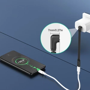 Cáp nguồn Yoo TypeC Dây truyền dữ liệu USB C hai đầu Dây sạc 45W cho điện thoại