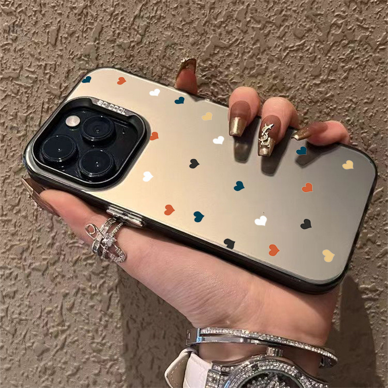 Ốp Lưng Cho Samsung Galaxy A24 A15 A35 A25 A75 A04 A05 A05S A03 A54 A14 A34 A50 A04E A04S A12 A52 A13 A23 A33 A53 A73 Full Màn Hình Trái Tim Tình Yêu Chống Sốc IMD Matte Bìa Cứng
