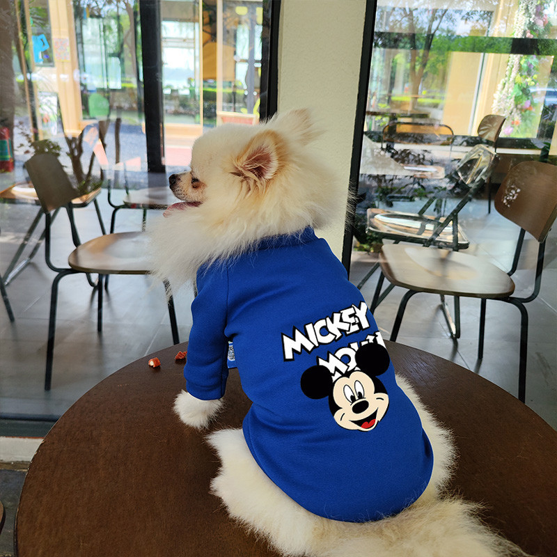 Áo Hoodie in hình chuột lớn dễ thương cho quần áo chó mèo ấm áp mùa thu đông