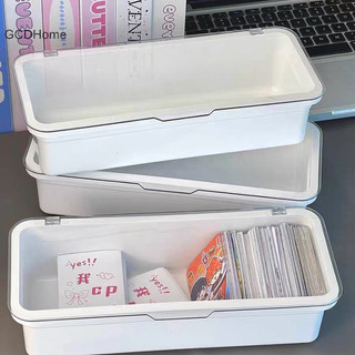 Gcdhome Flip-top Hộp lưu trữ trong suốt Hộp đựng thẻ nhỏ Hộp đựng thẻ dung lượng lớn Hộp lưu trữ trò chơi Hộp đựng thẻ HOT