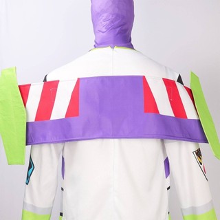 Trang phục cosplay Buzz Lightyear áo liền quần, phù hợp cho lễ hội Halloween và các bữa tiệc