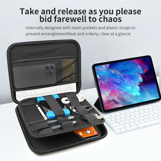 Túi đựng hộp cứng EVA cho Samsung Galaxy Tab S11 11 inch 2025 SM-X730 / SM-X736B S10 Lite 10.9 S9 FE Plus S8 + S7 A9 Plus Túi xách di động lưu trữ đa chức năng