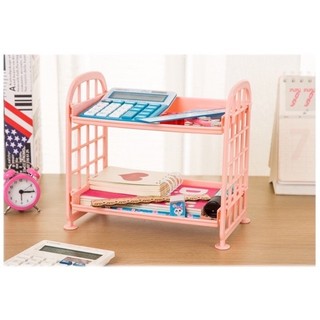 Kệ Nhựa Mini 2 Tầng Mini Đựng Đồ Đa Năng Siêu Xinh