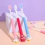 FAVORITEGOODS Bàn chải đánh răng Capybara, Bàn chải đánh răng hoạt hình PET thủ công, Bàn chải đánh răng Anime silicon mềm thời trang