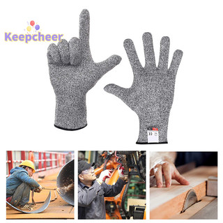 [Keepcheer] Găng tay chống cắt an toàn HPPE Level 5 Công nghiệp cường độ cao Làm vườn nhà bếp Cắt kính chống cắt đa năng [Mới]