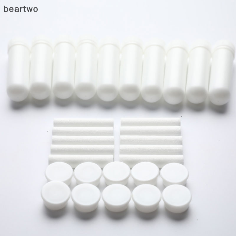 < Beartwo > 10 Cái Ống hít mũi trắng Ống hít rỗng Đẹp