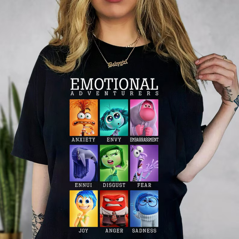 Pixar 's Inside Out 2 (Fear / Joy / Anger / Lo âu / Envy / Mood ...