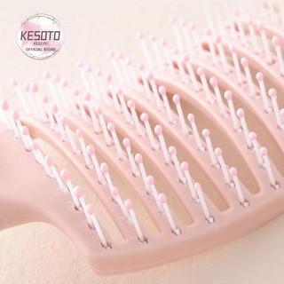 Bàn chải tóc Detangling Lược chải tóc rối Lược cắt tóc di động Tóc thẳng ướt