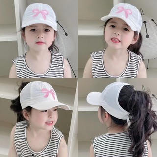 Mũ chống nắng bán mỏng khô nhanh cho trẻ em, mũ chống nắng trẻ em, mũ đuôi ngựa, mũ bóng chày, mũ bé gái