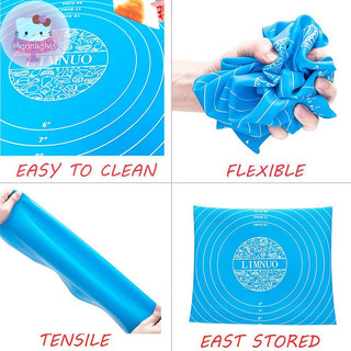 Moonlights 26 * 29cm Silicon Chống Dính Thảm Cán Bột Lót Miếng Lót Bánh Ngọt Máy Nướng En
