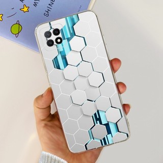 Vỏ Mềm Cho OPPO A73 5G Ốp điện thoại CPH2161 Gấu Trúc Đáng Yêu Phi Hành Gia Silicon Trong Suốt TPU Mỏng Ốp điện thoại Cho OPPO A53 A72 5G Ốp điện thoại