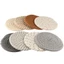 FUHUIOT 8 / 10 Chiếc Đế Lót Ly Uống Nước, Dây Cotton Tròn Dệt Trivet Placemats, Giữa Thế Kỷ Hiện Đại Chịu Nhiệt Chống Trơn Trượt Đĩa Ăn Bộ Thảm Để Bàn