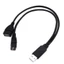 Cáp chia USB GODD USB 2 0 Nam đến Hai Cáp nối dài dữ liệu sạc USB Nữ