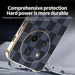 Ốp Lưng Cho Honor X9C Hạt Kiểm Tra Sang Trọng TPU Mạ Điện Cạnh Vỏ Điện Thoại Chống Sốc