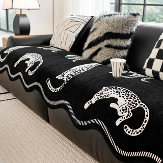 Đệm Sofa Không Đều Chống Trượt Sang Trọng Nhẹ Đệm Sofa Hàng Thẳng Vải Bọc Cao Cấp