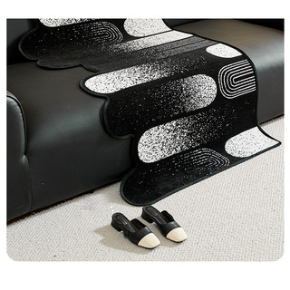 Đệm Sofa Không Đều Chống Trượt Sang Trọng Nhẹ Đệm Sofa Hàng Thẳng Vải Bọc Cao Cấp