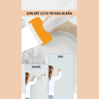 Cây Lăn Sơn Tường Cao Cấp 500g Làm Sạch Tường Bị Vẽ Bẩn - Ố Vàng - Nấm Mốc, Độ Che Phủ Cao NGÓI HOME - ST05
