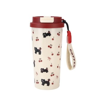 Cốc Nước JOYFULLIFE, Bình Nước Uống Đôi 550ml, Dây Mang Dễ Thương Chống Rò Rỉ Cốc Nhựa Dung Tích Lớn Học Sinh