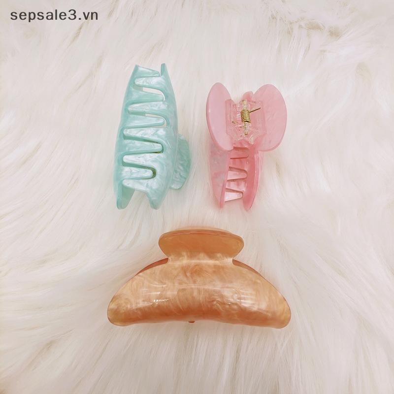 # sepsale # Kẹp Tóc Vintage Cho Bé Gái Móng Vuốt Kẹp Barrette Họa Tiết Mới Cho Nữ Phụ Kiện Tóc.