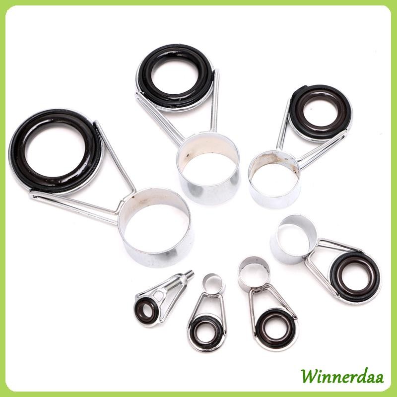 Winn 7 Chiếc Cần Câu Bộ Sửa Chữa Câu Cá Mắt Vòng Bè Dây Câu Dây Bên Dây Hướng Dẫn Hoop Phụ Kiện Câu Cá