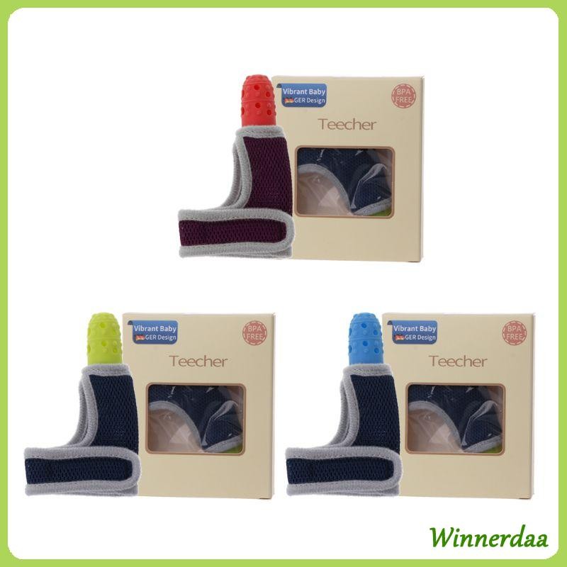 Winn Silicone Không Độc Hại Cho Bé Trẻ Em Bảo Vệ Ngón Tay Dừng Ngón Tay Cái Hút Dây Đeo Tay