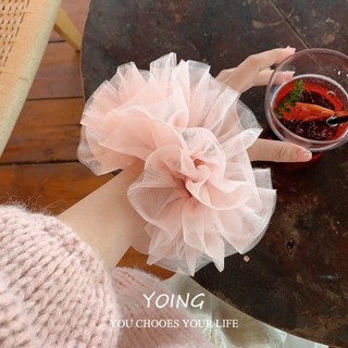 Yoing / đơn giản Phong cách múa ba lê màu hồng buộc tóc ren công chúa Phụ kiện tóc ngọt ngào Phong cách mới