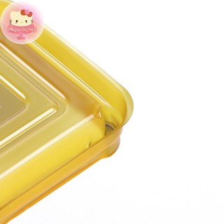 Moonlights 10 / 50 Chiếc Nhựa Vuông Mặt Trăng Bánh Hộp Trứng-Yolk Puff Hộp Đóng Gói Vàng Vuông Vỉ Trứng Lòng Đỏ Hộp Bánh Ngọt EN