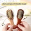Lược Massage FAVORITEGOODS, Lược Đệm Không Khí Mini Chống Tĩnh Điện, Lược Chải Tóc Bằng Gỗ Di Động Để Massage Da Đầu Kinh Tuyến