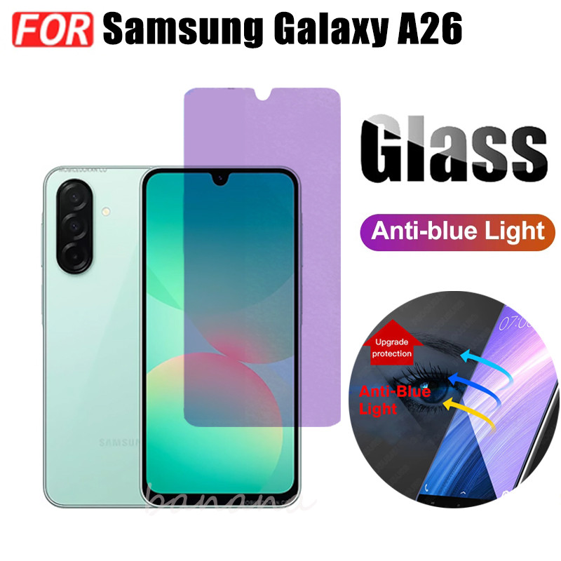 Ốp Điện Thoại Chống Sốc Samsung Galaxy A26 Cho Samsung A16 A26 A36 A56 Kính Cường Lực Và Ống Kính Chống Tia Xanh