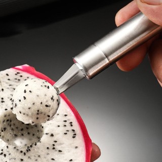 Thìa bi dưa trái cây hai mặt / Thìa đựng kem bằng thép không gỉ 304 cho dưa hấu Kem trái cây Sorbet Thịt viên antirtvn