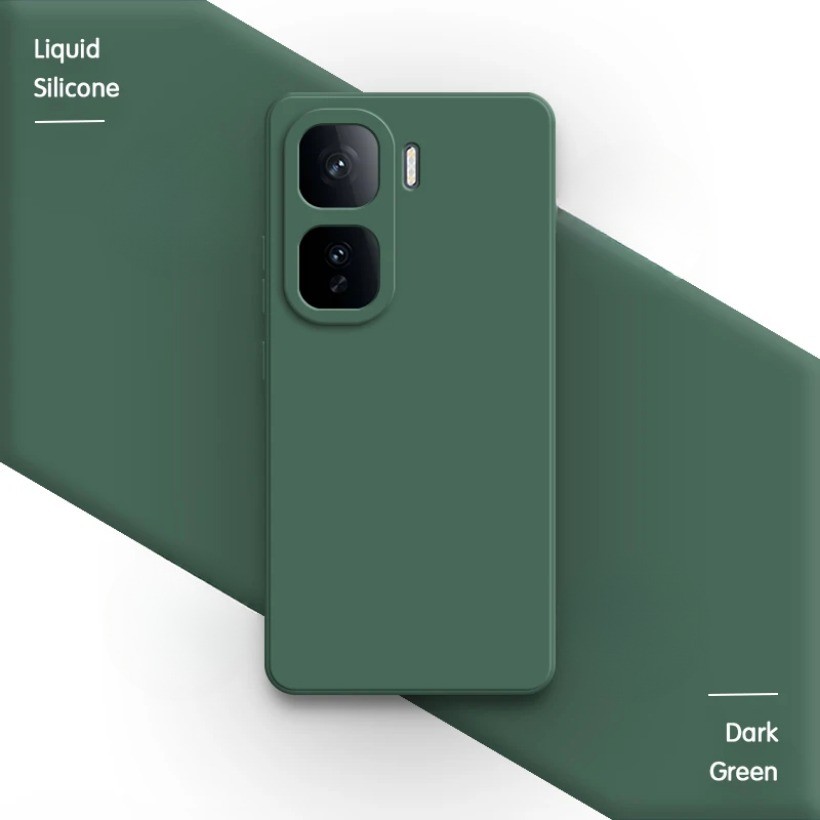 Ốp Điện Thoại Funda Mềm Cho VIVO iQOO Neo 10 Neo10 Pro 10Pro 5G Hợp Đồng Màu Nguyên Chất Silicon Lỏng Chống Sốc Mặt Sau Sang Trọng