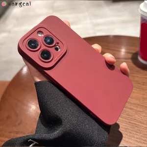 Dành Cho Redmi Note 13 13R 12 Pro Plus 5G 12S 4G 12R Turbo Vỏ Điện Thoại Bảo Vệ Ống Kính Máy Ảnh Kẹo Màu Trơn Nhiều Màu Sắc Mờ Mờ Mờ Kinh Doanh Đơn Giản Vỏ Silicon Mềm Vỏ Ốp Lưng