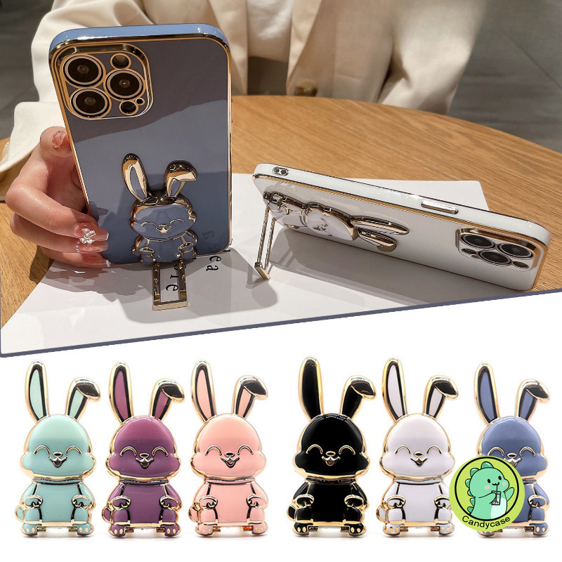 Bunny Nhẫn Giá Đỡ Điện Thoại Di Động Mini Kéo Cần Mở Rộng Tay Cầm Đa Năng Phụ Kiện Cho Điện Thoại Thông Minh
