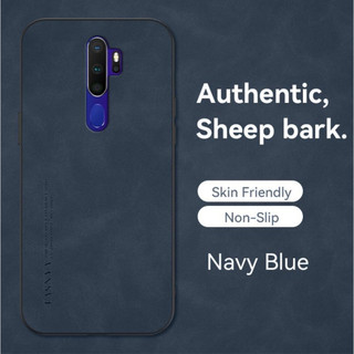 OPPO A11 A11X A9 2020 A5 2020 PCHT10 PCHT10 PCHM10 CPH1937 CPH1939 CPH1941 CPH1931 Vỏ chống rơi và chống sốc làm bằng da cừu chất lượng cao và vỏ cứng thân thiện với da