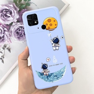 Dành Cho Xiaomi Poco C40 C 40 Vỏ Tên Lửa Dễ Thương Phi Hành Gia Chống Sốc Ốp lưng Silicon Cho Xiomi Poco C40 PocoC40