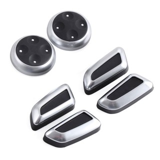 Lookshow 6 Cái Nút Điều Chỉnh Ghế Ô Tô Nút Công Tắc Nắp Núm Viền Trang Trí Dành Cho Xe Audi A3 A4 A4L B8 A5 A6 A6L C6 C7 A7 Q3 Q5 Q5L Phụ Kiện R7U9