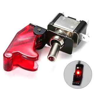 Lookshow DC 12V 20A Ô Tô Ô Tô Thuyền Xe Tải Chiếu Sáng Với Đèn LED Chuyển Đổi Công Tắc An Toàn Máy Bay Lật Bao Bảo Vệ A2I9